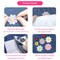 102 PCS Flower Iron on Patches, 22 Colors Mini Flower Embroidered Patches Sew on Decorative Patches Appliques Embellishments for DIY Craft, Clothing, Backpack, Hat and Jacke